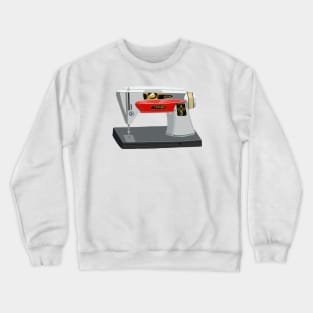 Red And Gray Sewing Machine Crewneck Sweatshirt